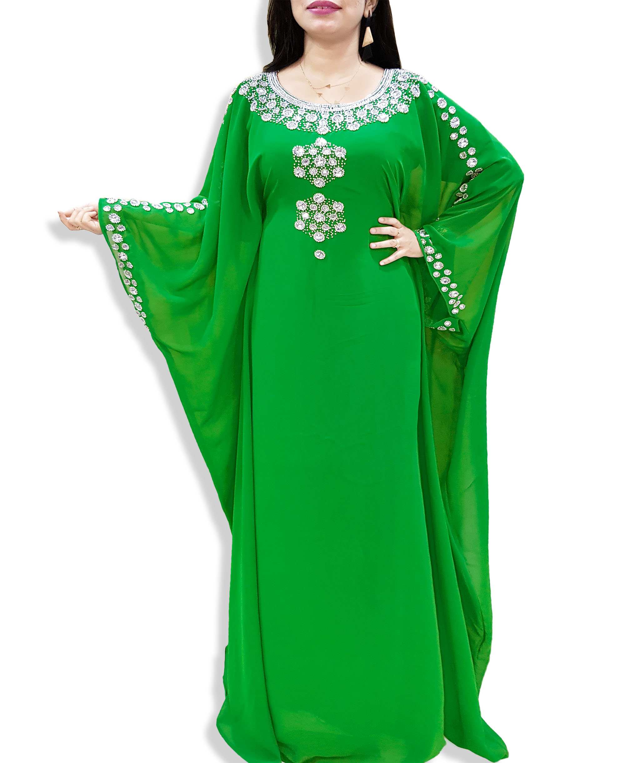 kaftan with long sleeves