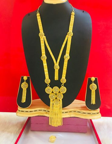 Arabic Stylish Party Wear Necklace Earring Set Ethnic Jewelry for Women