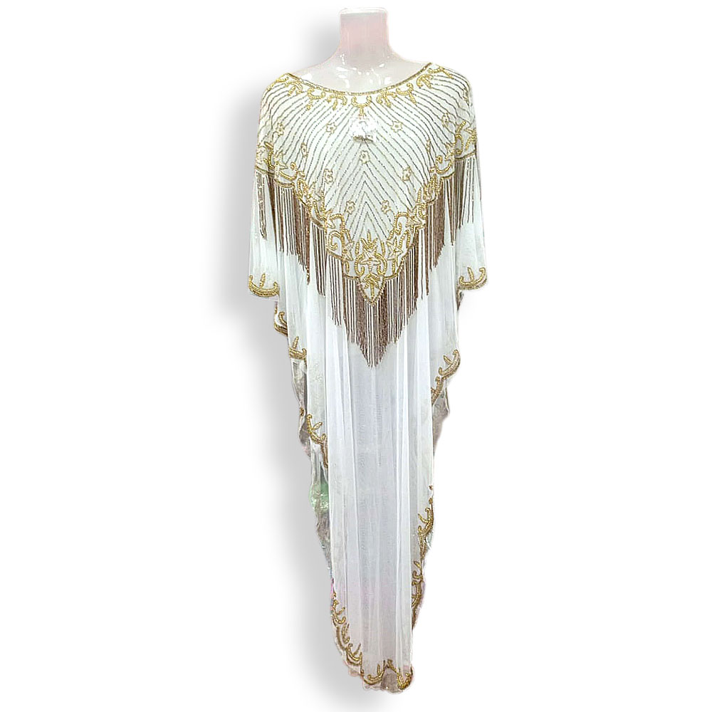 gold kaftan dress