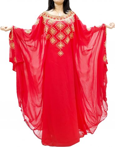 New Designer Plus Size Heavy Beaded Work Moroccan kaftan African Dresses for Women