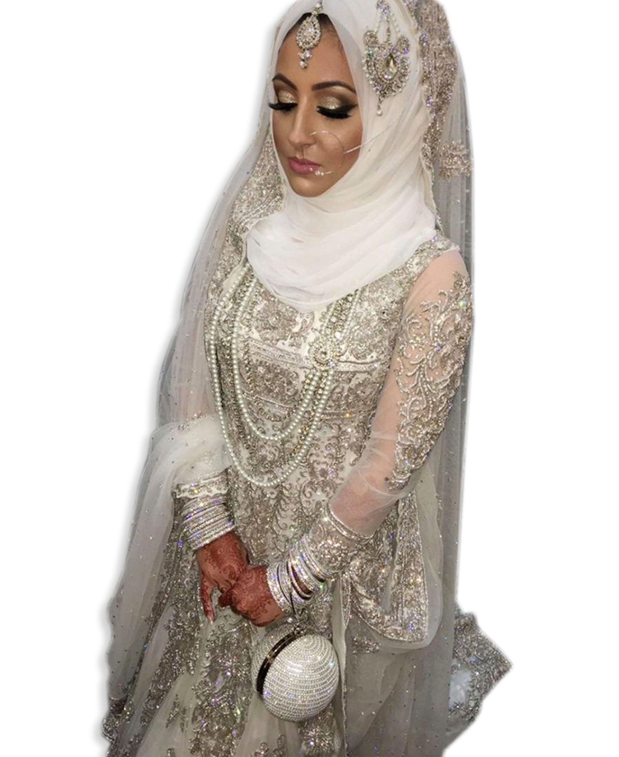 beaded abaya