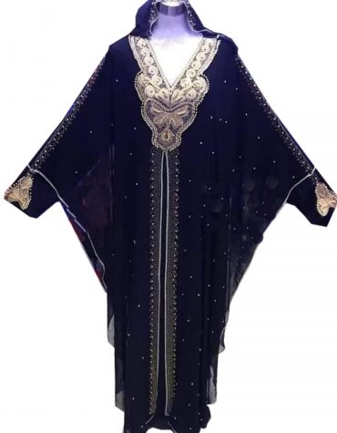 Moroccan Long Sleeve Elegant Beaded Abaya For Women