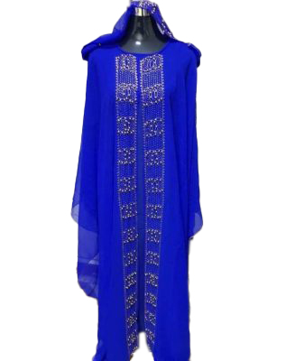Rhinestone Moroccan Kaftan Robe Women Abaya Dubai African Loose