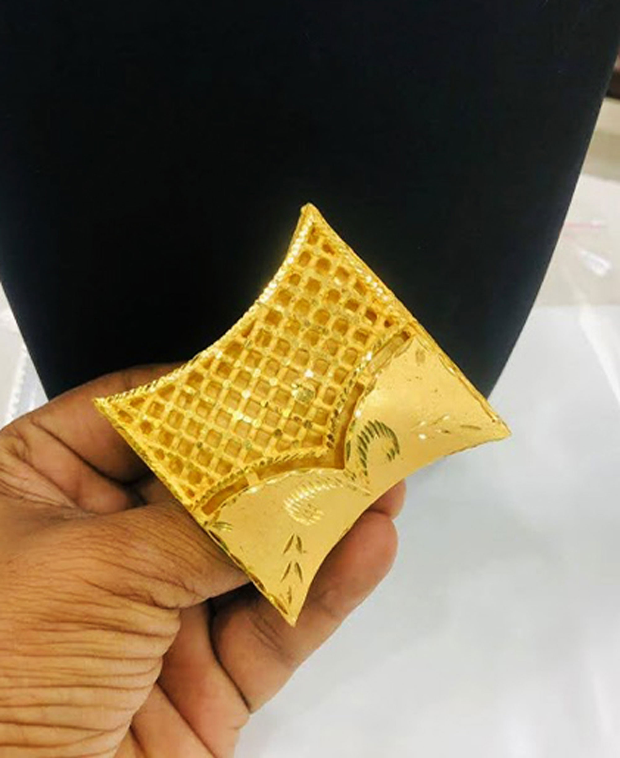 2 gram gold forming adjesbal jodha fingar ring