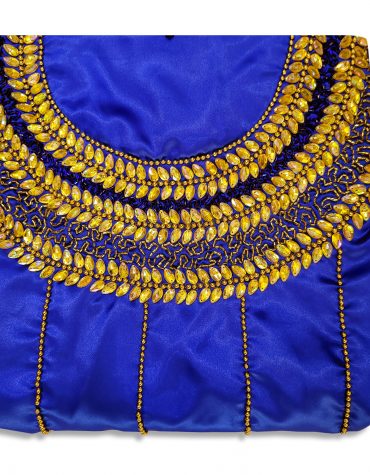 African Women Attire Satin Silk Material Trendy Party Wear Moroccan Beaded Dress