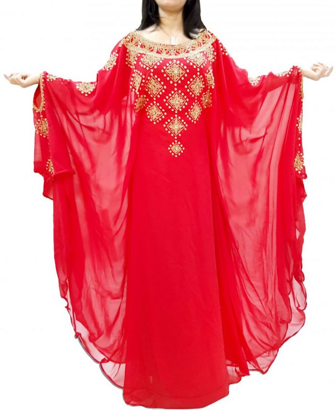 Dubai Abaya Evening Plus Size Beaded Moroccan kaftan African Dresses for Women
