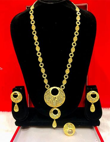 African Trendy Unique Designer Necklace African Jewellery Set For Women