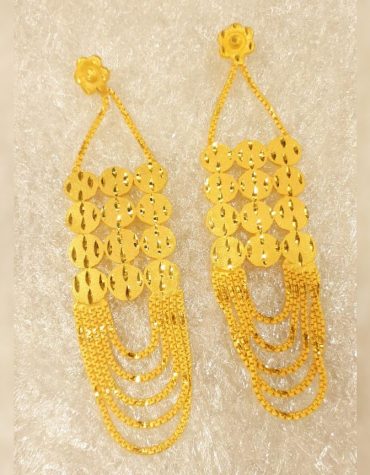 New Premium Gold Platted Glorious Trendy Designer Earrings Women Jewellery