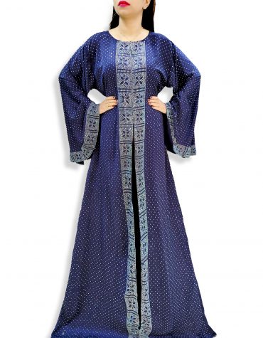 Elegantly Designer Unique Premium Rhinestone Work Party Abaya For Women
