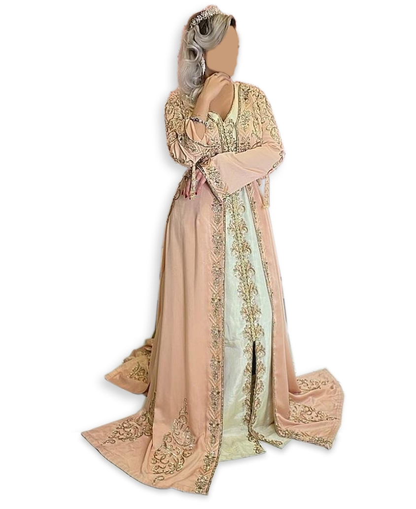Maxi Formal Beaded Dubai Kaftan 