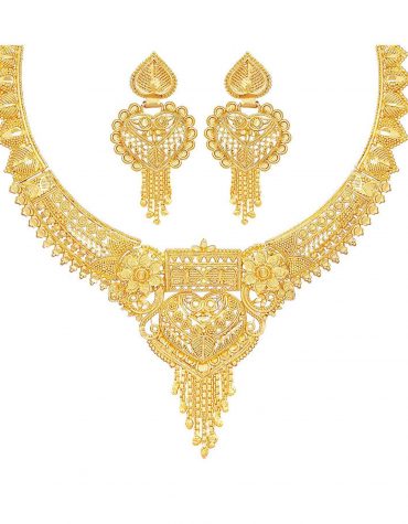 Party Collection Jewellery Neckalce Sets for Women (One Gram Golden)