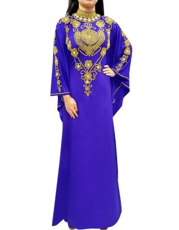African Boutique Hand Beaded Spandex Party kaftan abaya maxi dresses for women