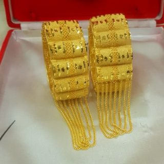 New Latest and Chain African Designer Formal Party Wear Bangles