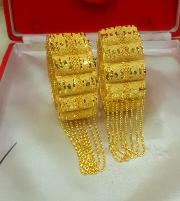 New Latest and Chain African Designer Formal Party Wear Bangles