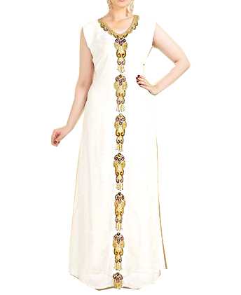 African Elegant Embroidery with Caftan Dress for Party Wear Abaya Dubai Kaftan