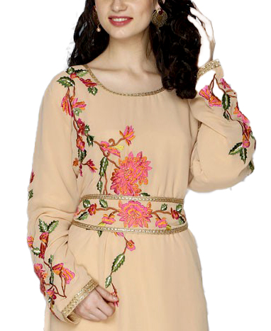 Latest Floral Collection Designer Party Wear Plus Size Fancy Gown Dresses For Women