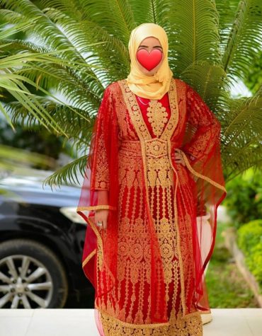 Exclusive Dubai Party Wear Kaftan Embroidery Bridal Wedding Gown