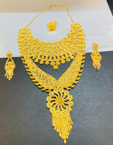 New Design Party Wear Long Necklace Gold Platted Jewelry for Women