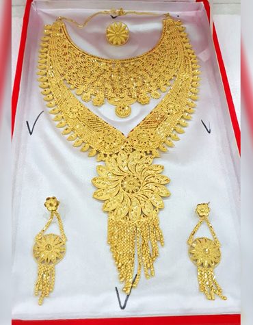 Fashionable Unique Design Party Wear Necklace Gold Platted Jewelry for Women