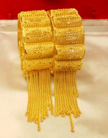 New African Design Trendy Pair of Bangles Jewelry For Women