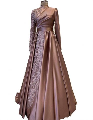 Embroidered Work Moroccan Evening party Gown For Women