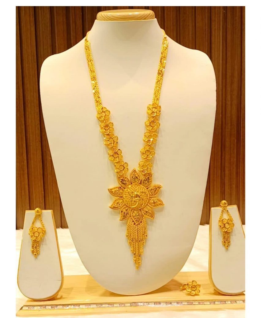 In Gold Long Tola Rani Haar Design Rani Haar Tola (Tola Nepali