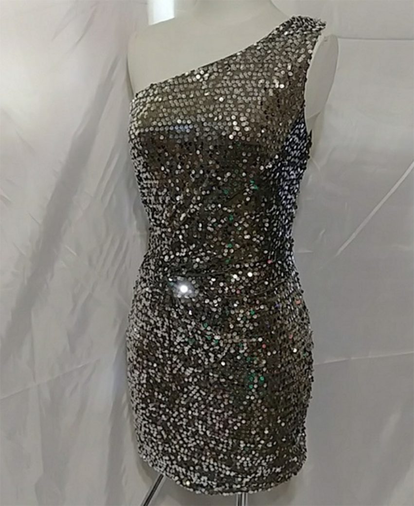 Allegra K Women's Glitter Sparkle Adjustable Prom Strap Mini Sequin Dress  Purple X-large : Target