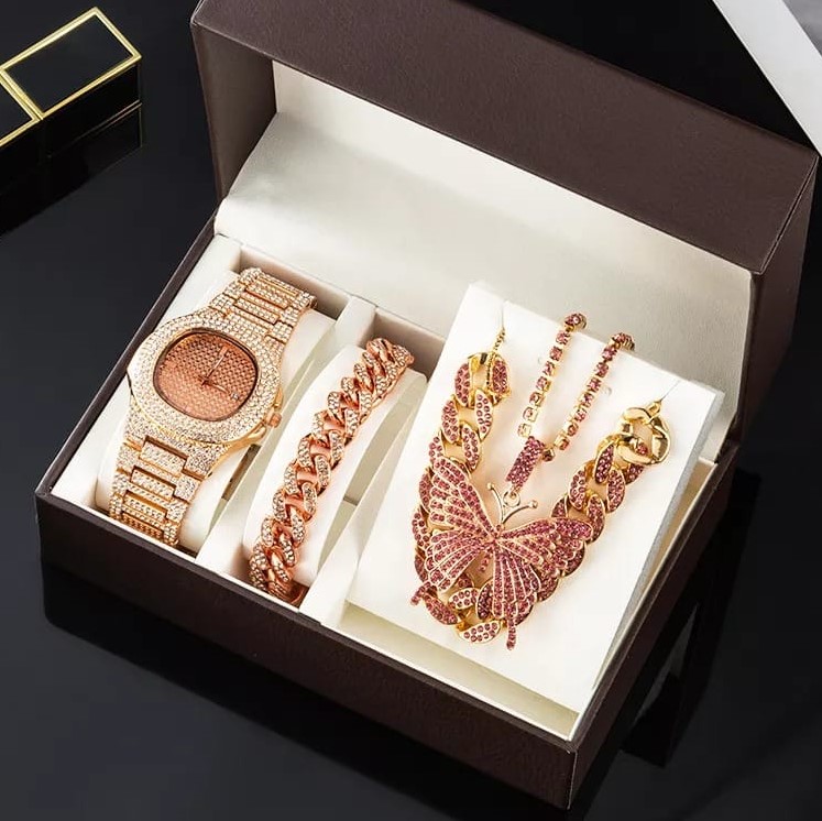 SEIKO Unique Solid Gold Nugget Style Bracelet Design Men's Watch- $15K