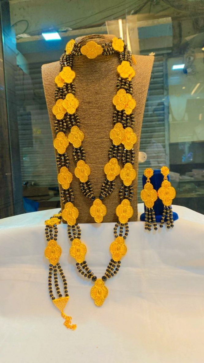New Beautiful Amazing Designer Black Stone Jewellery Necklace For Women