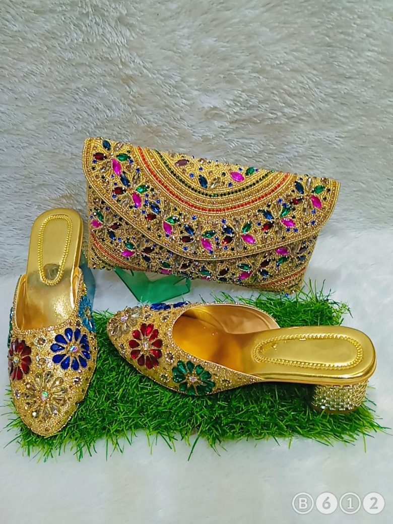 Nigeria Desgin PU Leather Woman Shoes And Purse To Match Set Italian Style  Pumps Slipper Shoes And Bag Set For Party - AliExpress