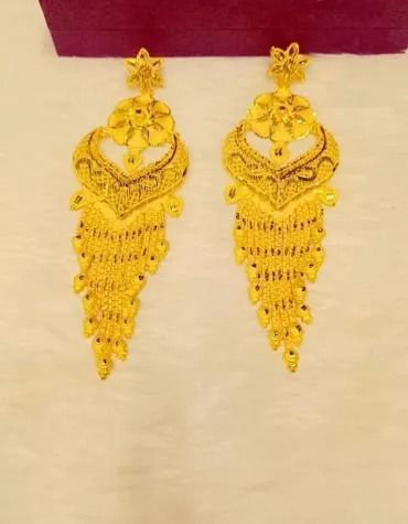 Celebrated Gold Women Fancy Rope Chain Drop Earring