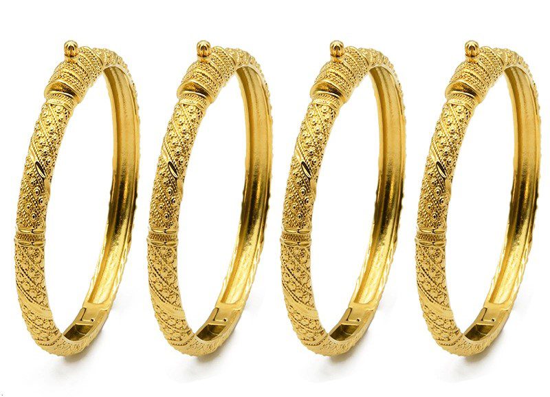 Chain Clasp Bangle Bracelet | Bangles, Bangle bracelets, Gold bangle  bracelet