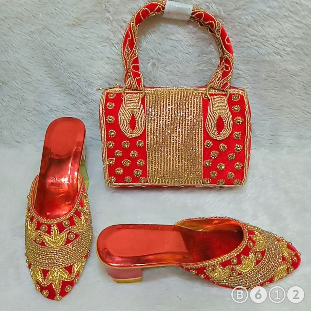 Latest Italian Fashion Shoes Matching Bag With Rhinestone Shoes And Bags  Set Red | eBay