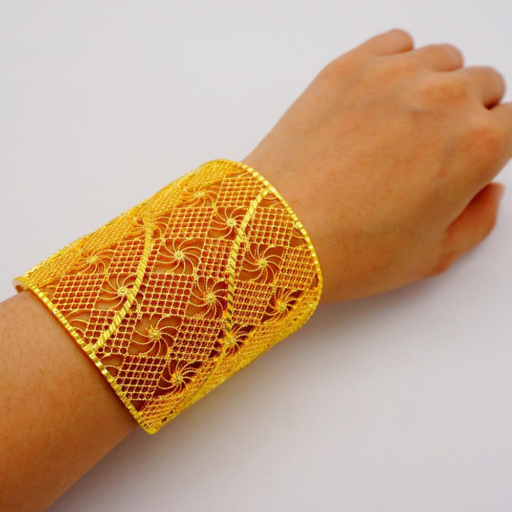 14kt Yellow Gold Sideways Cross Bangle Bracelet | Ross-Simons