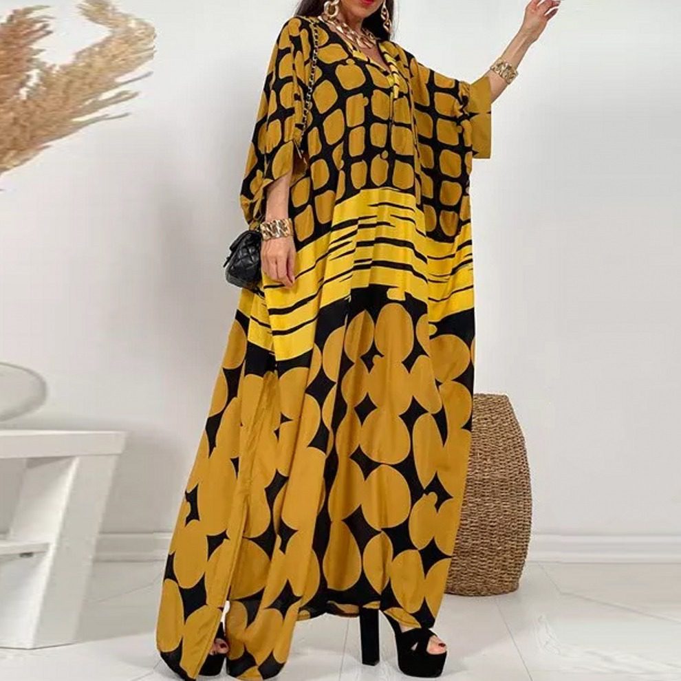 African Attire Womens Dress | Long Ankara Dress for Sale | Africa Blooms