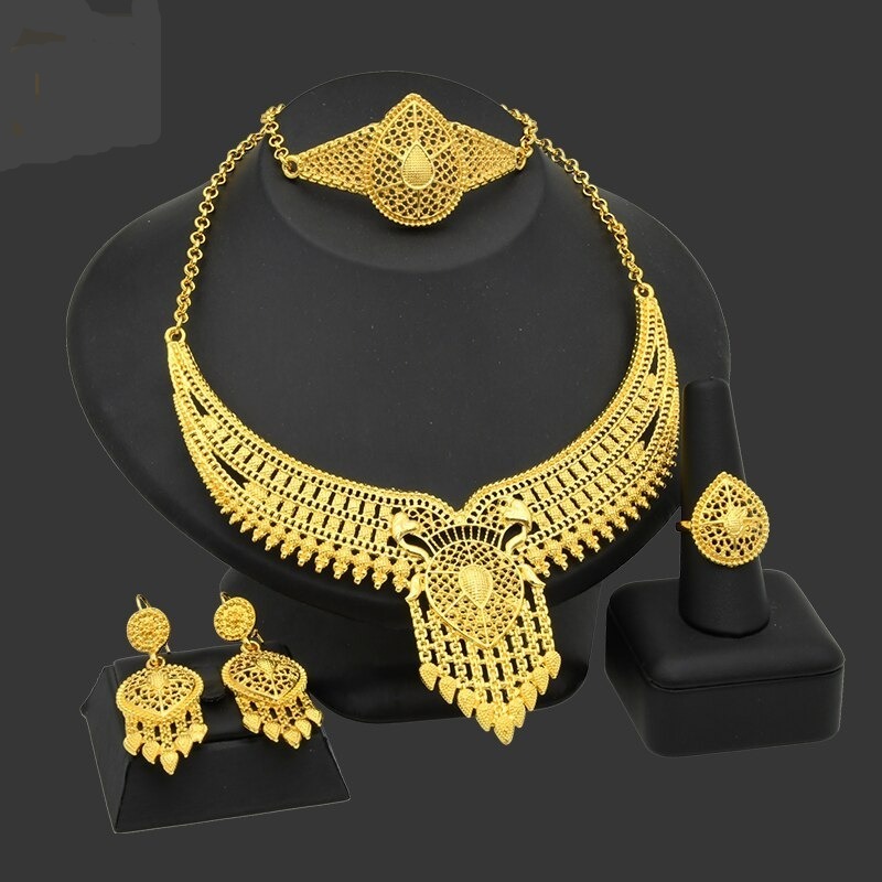 Arabic Style Women Designer Trendy Necklace African Party Wear Jewelry ...