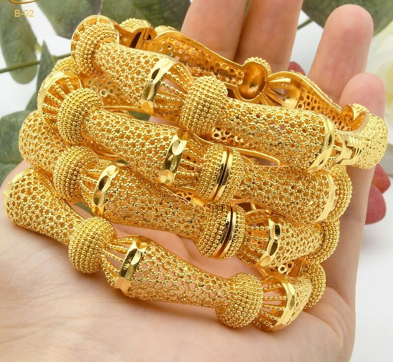 Bilandi Modern Jewelry 2023 Trend New Glass Charm Metal Gold Color Bracelet  For Women Gift Stretch Bangles Hand Accessories - AliExpress
