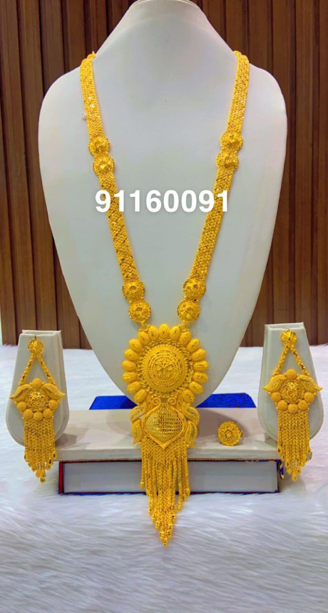 Buy quality 916 Gold Long Necklace in Mumbai