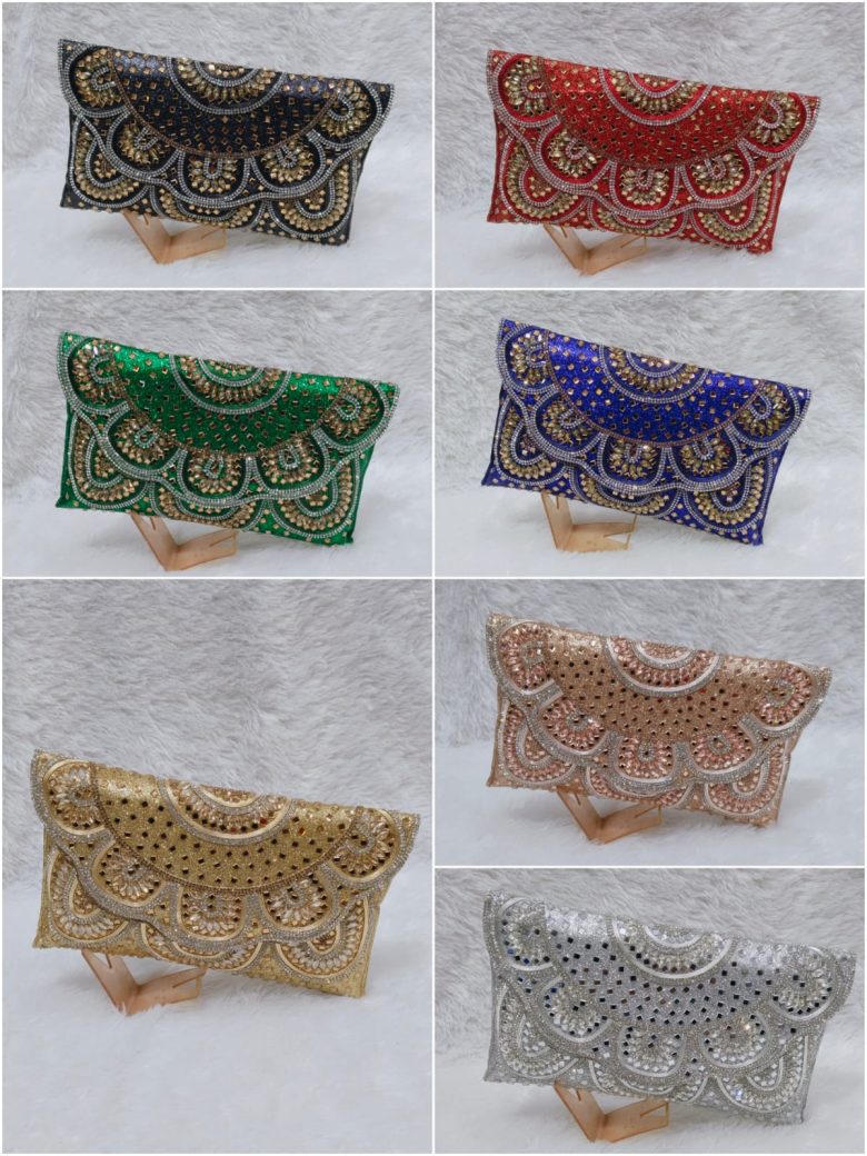 Indian Traditional Ethnic Handmade Patchwork Decorative Sling Bags for  Girls and Women's Clutch Crossbody Bags - 2